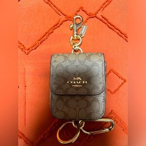 Coach key fob keychain